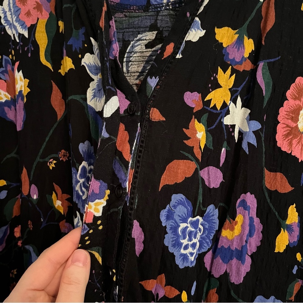 Anthropologie Jovie Dolman Sleeved Blouse - Picture 5 of 8